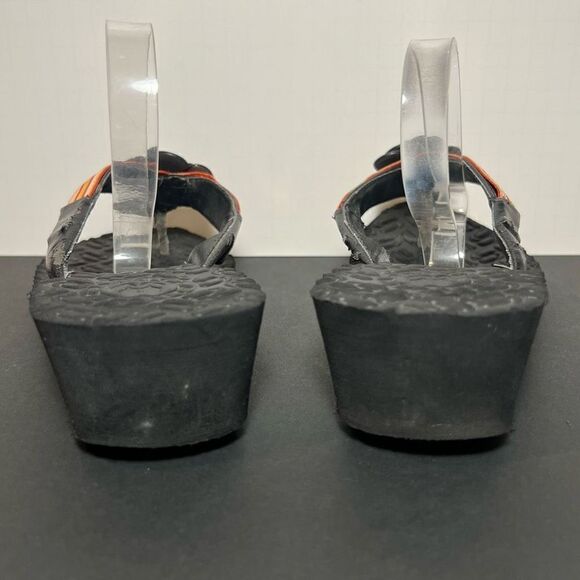 Womens MAGGIEZ Crystal Flower Accented Flip Flop Sandals / Size 9 - Picture 4 of 8